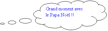 Penses: Grand moment avec le Papa Nol !!